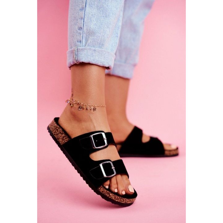 Juodos moteriškos basutės Step in style