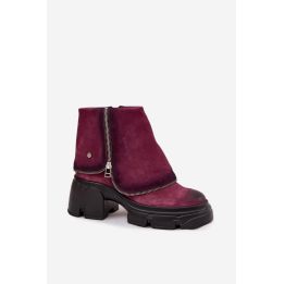 Bordo spalvos aulinukai Step in style