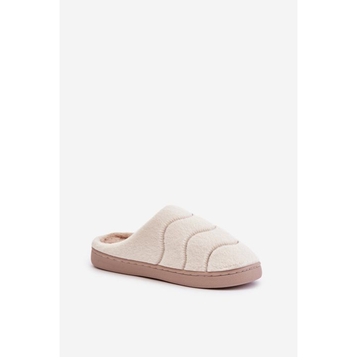 Moteriškos šlepetės su kailiuku Step in style