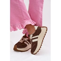 Moteriški sportiniai bateliai iš natūralios zomšos Step in style