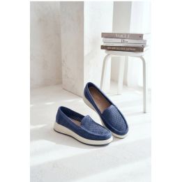 Mėlynos mokasinai Step in style