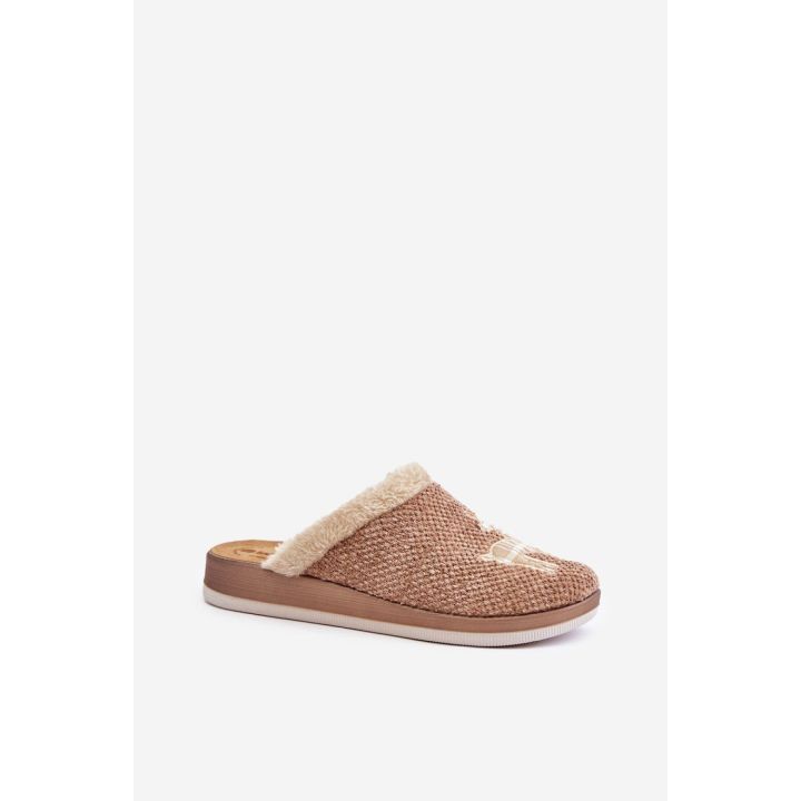 Šiltos tekstilinės šlepetės Step in style