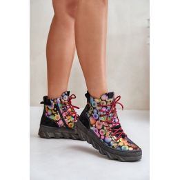 Aulinukai su spalvotu raštu Step in style