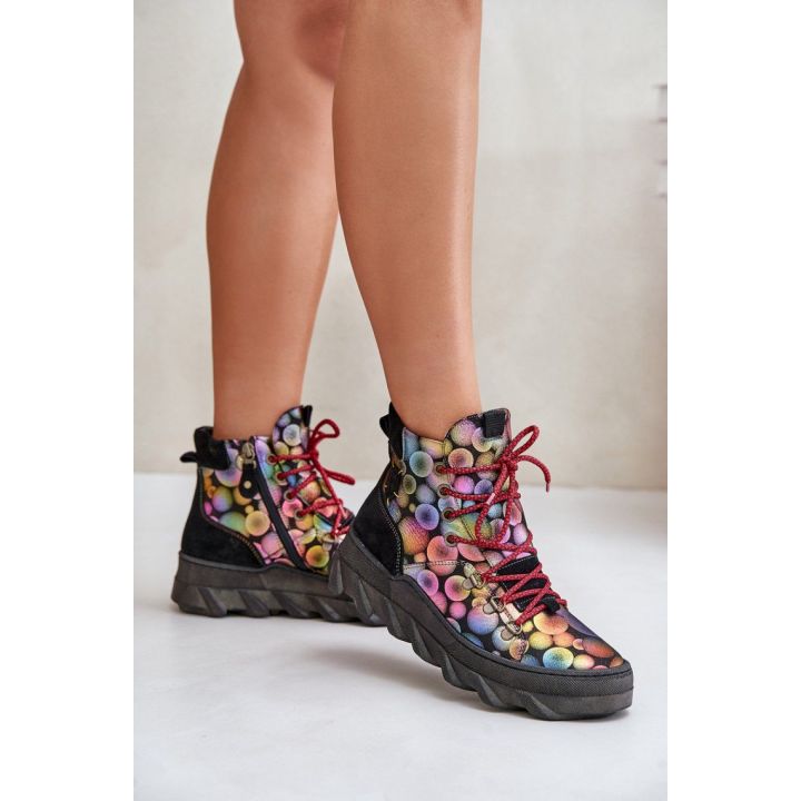 Aulinukai su spalvotu raštu Step in style