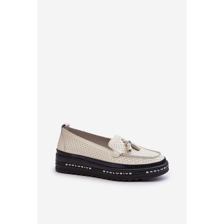 Ažūriniai mokasinai su platforma Step in style