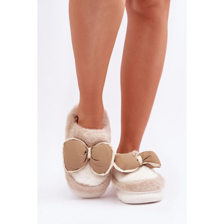 Moteriškos šlepetės su kaspinu Step in style