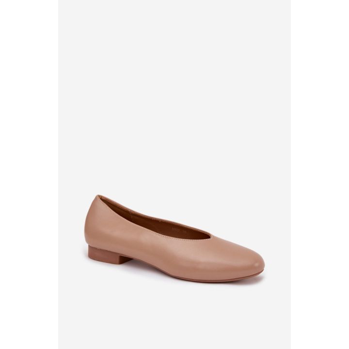 Smėlio spalvos balerinos Step in style