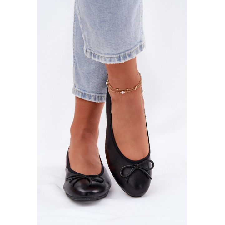 Juodos balerinos Step in style