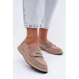 Mokasinai su zomšos imitacija Step in style