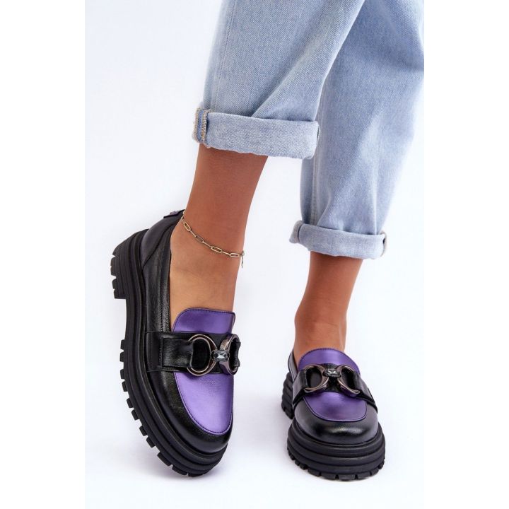 Natūralios odos mokasinai Step in style