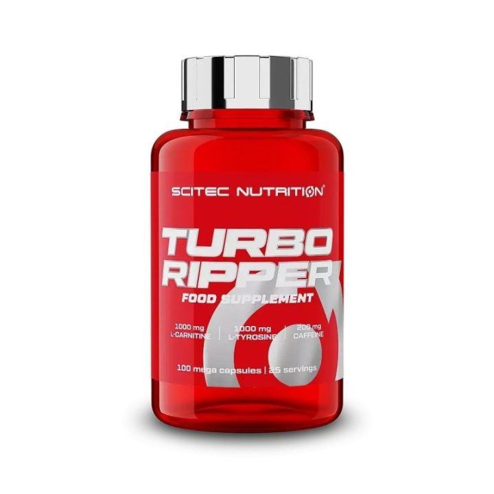 Maisto papildas kapsulėmis Scitec Turbo Ripper 100 kapsulių