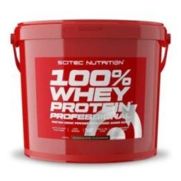 Išrūgų baltymų milteliai Scitec 100% Whey Protein Professional 4000 g, šokolado skonio