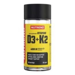 Vitaminas D3 + K2 Nutrend 90 kapsulių