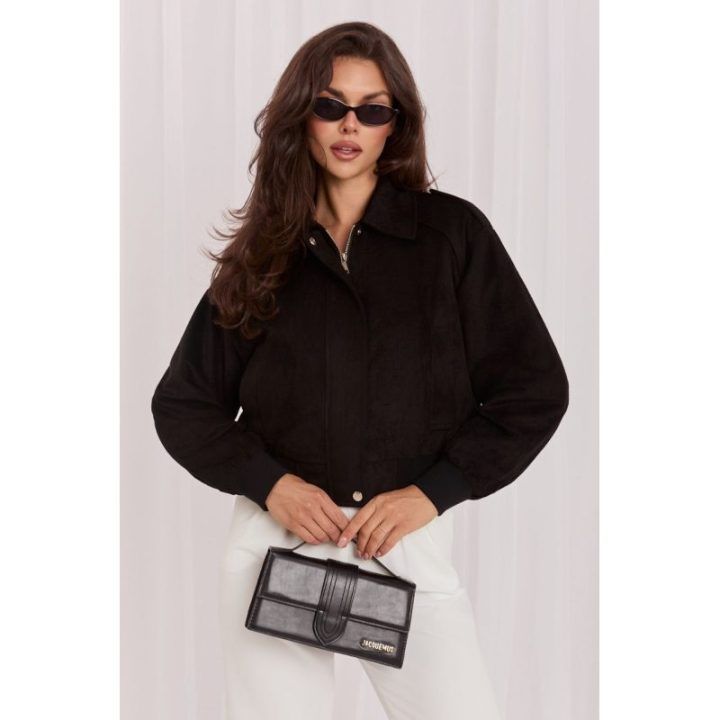 Juoda susegama striukė Italy Moda