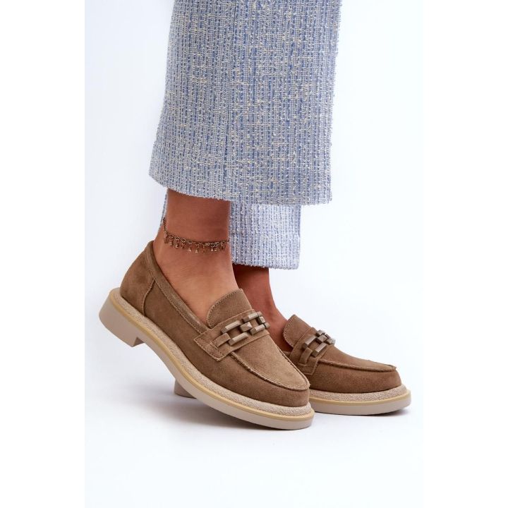 Moteriški mokasinai iš natūralios zomšos Step in style