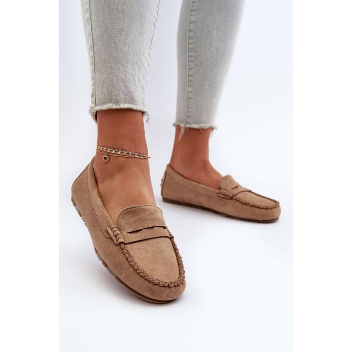 Smėlio spalvos mokasinai Step in style