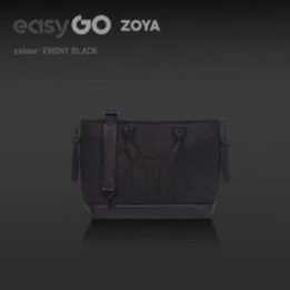 Krepšys vežimėliui EASY GO HERO ZOYA, Ebony Black