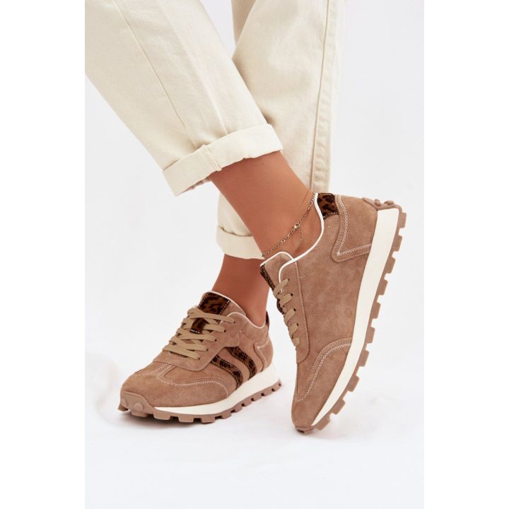 Sportiniai bateliai su leopardo rašto detalėmis Step in style