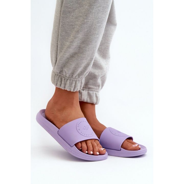 Fioletinės šlepetės Step in style