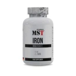 Geležies bisglicinato kapsulės MST Iron Bisglycinate 120 kapsulių