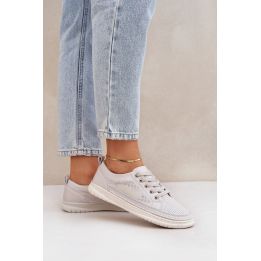 Šviesiai pilki moteriški sportbačiai Step in style