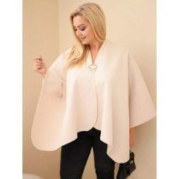 Moteriška Plus Size narzuka su sage, smėlio spalvos