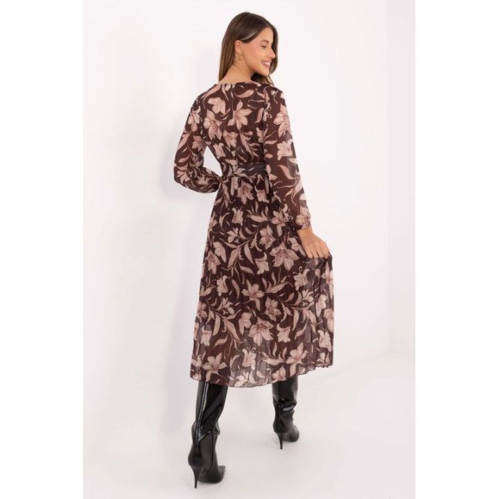 Gėlėta midi suknelė Italy Moda