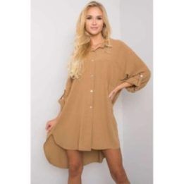 Rusvos spalvos suknelė Italy Moda
