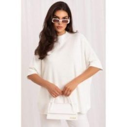 Balta susegama megztinė Jacquemus