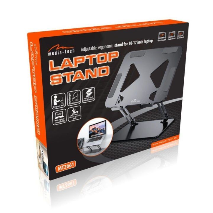 Nešiojamojo kompiuterio stovas Media-Tech MT2661 10–17 col