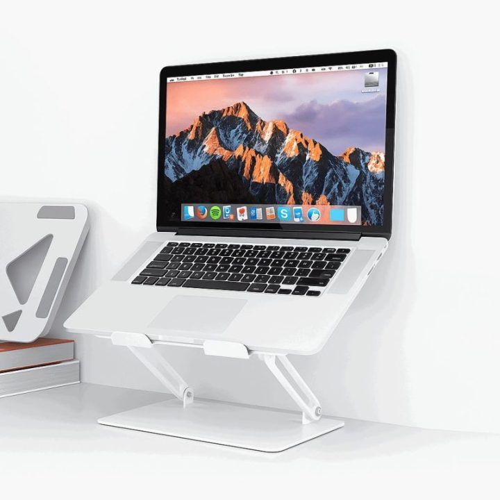 Nešiojamojo kompiuterio stovas Media-Tech MT2661W, baltas