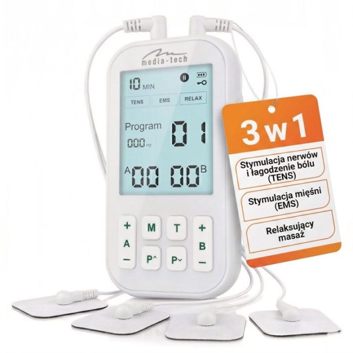 Media-Tech MT6543 TENS/EMS fizioterapinis masažuoklis