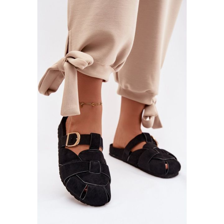 Juodos basutės su kulnu Step in style