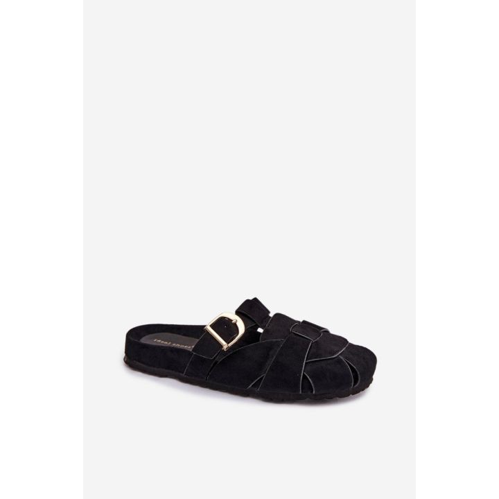 Juodos basutės su kulnu Step in style