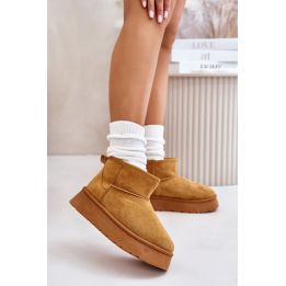 Moteriški aulinukai su platforma ir zomšos imitacija Step in style
