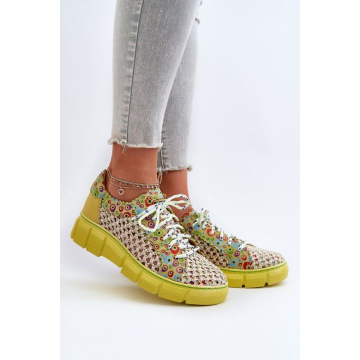 Spalvotos tekstilinės espadrilės Step in style