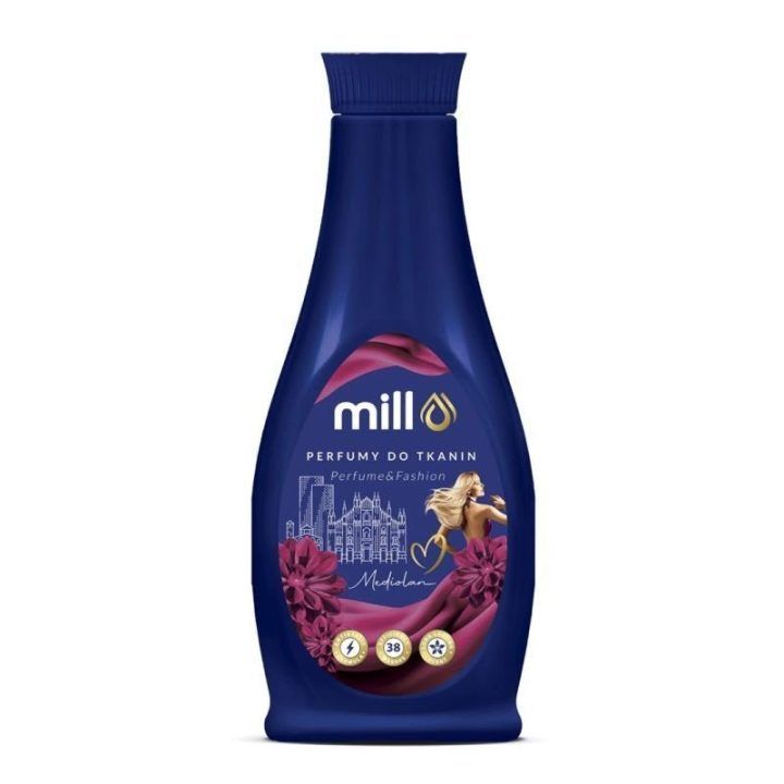 Mill skalbimo kapsulių rinkinys, 2×30 vnt. + audinių kvapas 750 ml + skalbiklis 300 ml