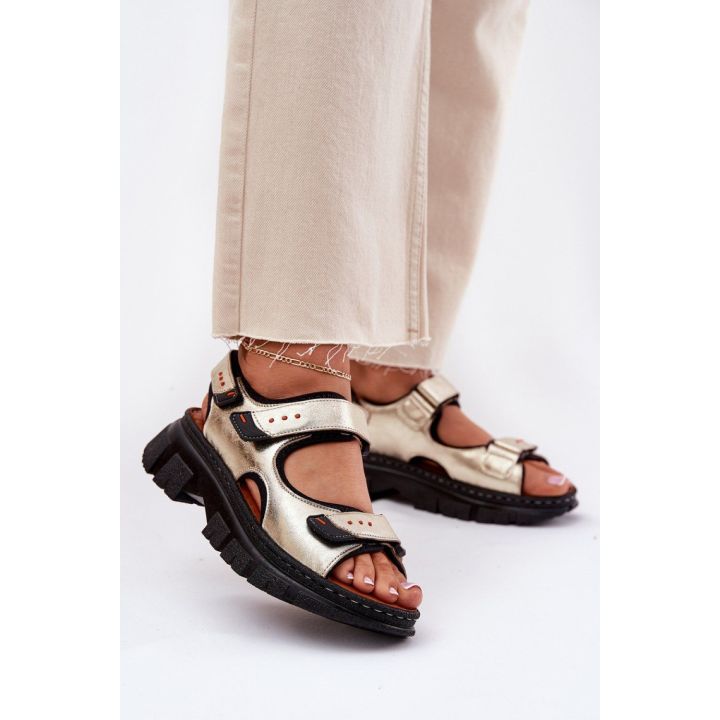 Moteriškos natūralios odos basutės su platforma Step in style