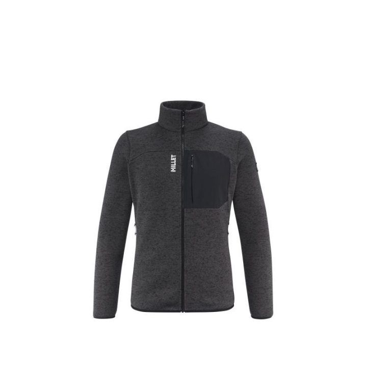 Vyriškas džemperis MILLET Chamonix Knit JKT, juodas