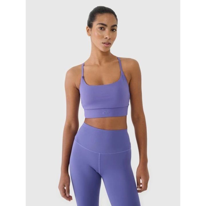 Moteriška sportinė liemenėlė 4F, violetinė
