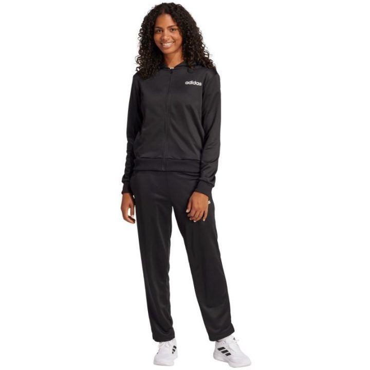 Vyriškas sportinis kostiumas adidas Essentials Linear, juodas