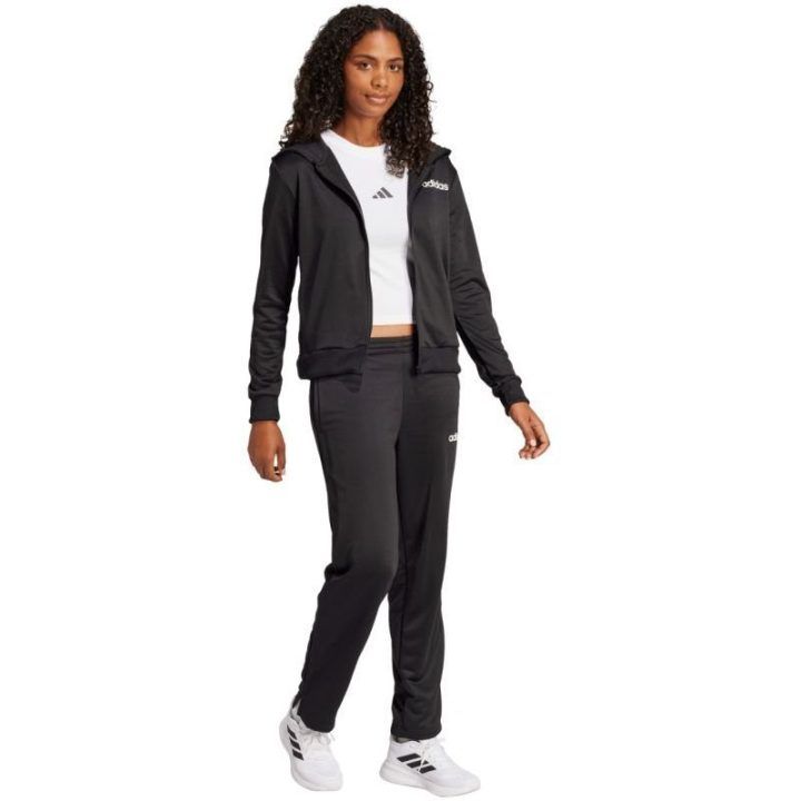 Vyriškas sportinis kostiumas adidas Essentials Linear, juodas