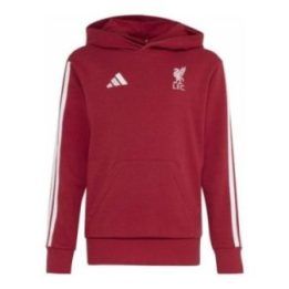 Vaikiškas džemperis su gobtuvu adidas Liverpool FC, bordo