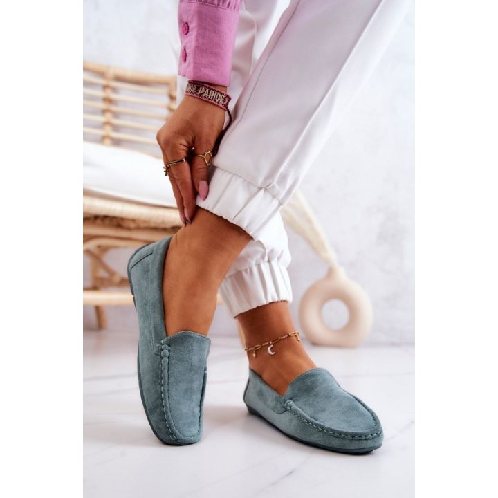 Mėlynos mokasinai Step in style