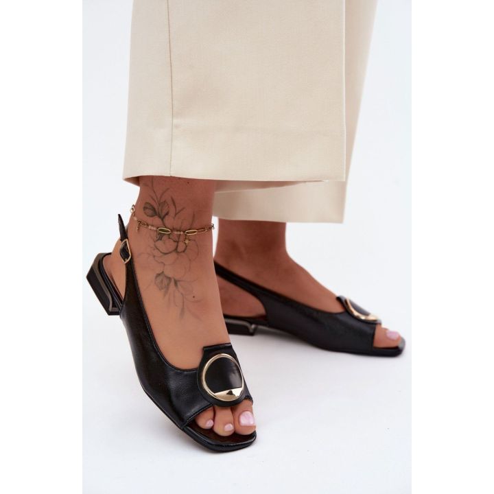 Juodos basutės su kulnu Step in style