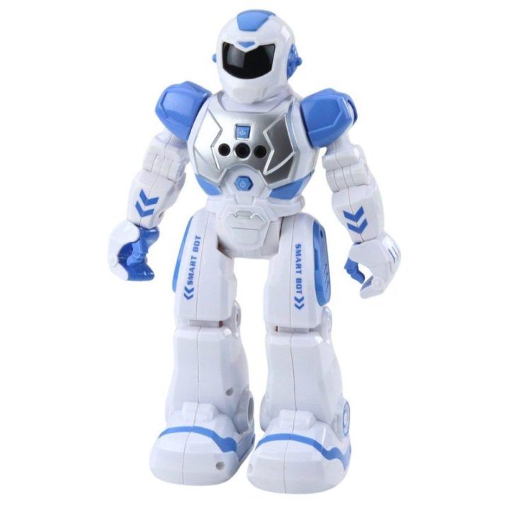 Robotas edukacinis valdomas pulteliu mėlynas RC