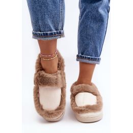 Moteriškos šlepetės su dirbtinio kailio pašiltinimu Step in style