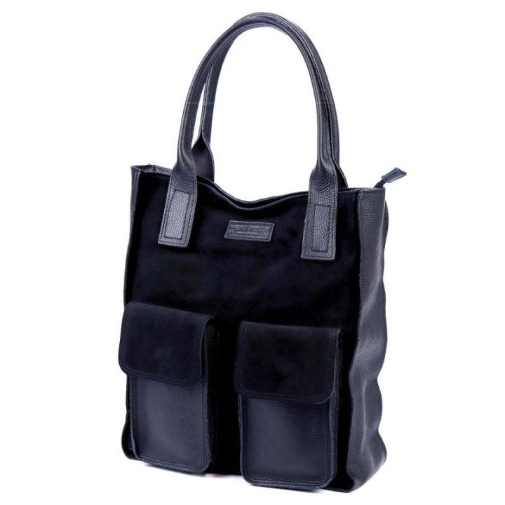 Natūralios odos rankinė per petį Angelo
