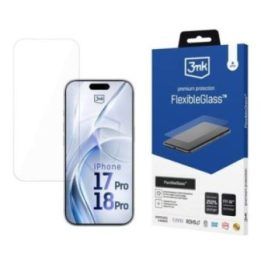 Hibridinis apsauginis stiklas 3mk FlexibleGlass iPhone 18 Pro / 17 Pro