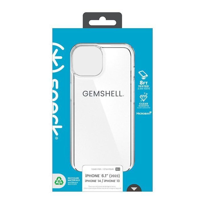 Permatomas dėklas Speck Gemshell iPhone 17e/16e/15/14/13